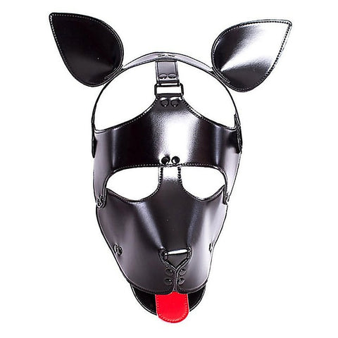Vegan Leather Padded BDSM Play Dog Mask by BDStyle