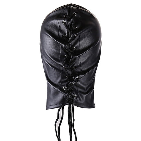 Faux Leather Frenulum Full Hood by BDStyle