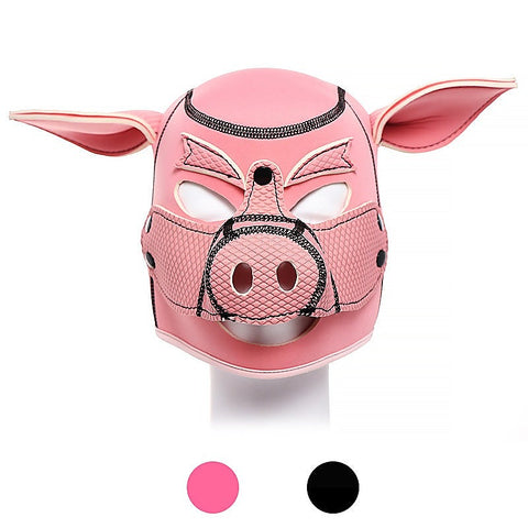 Pig Head Bondage Hood by BDStyle