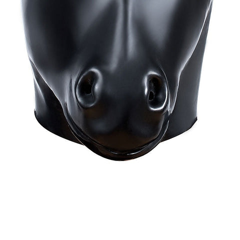 Latex Horse Head Bondage Hood by BDStyle