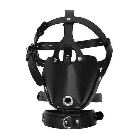 Adjustable Buckle Black Leather Harness by BDStyle