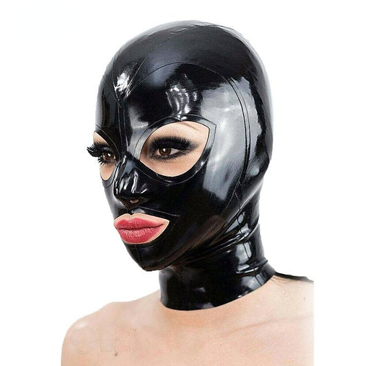 Latex Hood Open Eyes And Mouth by BDStyle