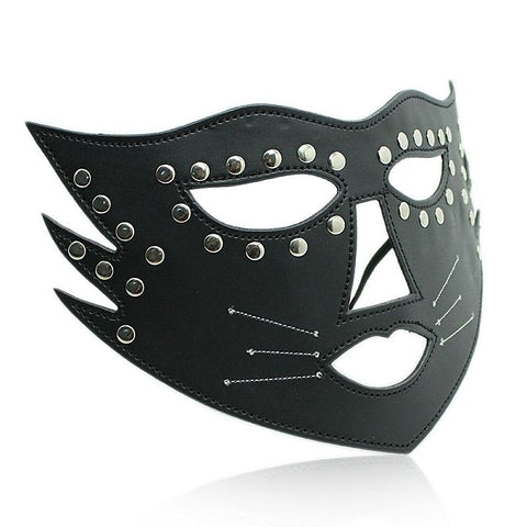 Cat Face Mask with Beard by BDStyle