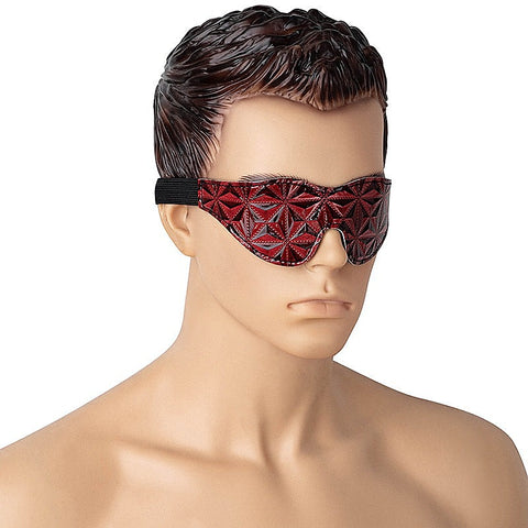 Diamond Patterned Sinful Blindfold by BDStyle
