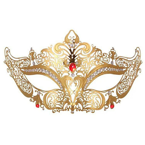 Golden Diamante Metal Mask by BDStyle