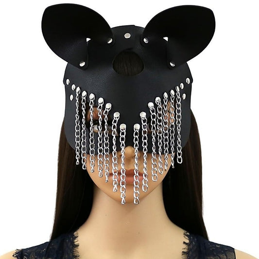 Masquerade Fetish Play Chain Mask by BDStyle