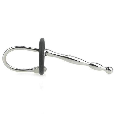 Wavey Quatro Penis Plug With Rubber Glans Ring by BDStyle