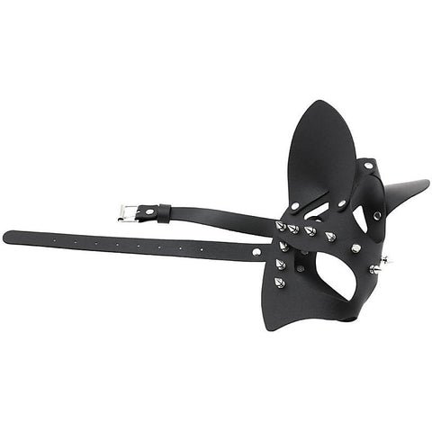 Faux Leather Rivet Spike Mask by BDStyle