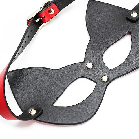 Faux Leather Sexy Cat Mask by BDStyle