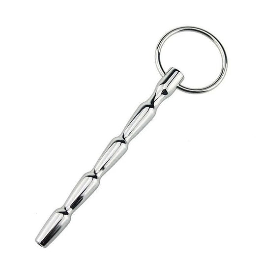 Cyber Bites Steel Penis Plug With Glans Ring by BDStyle
