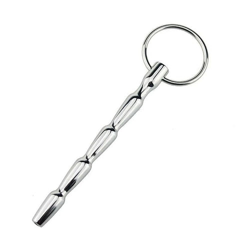Cyber Bites Steel Penis Plug With Glans Ring by BDStyle