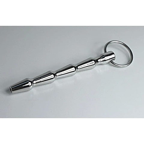 Cyber Bites Steel Penis Plug With Glans Ring by BDStyle