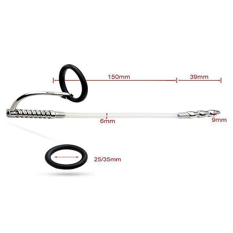 Marfan Penis Plug With Glans Ring by BDStyle
