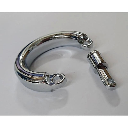 Steel Chastity Device Testical Ring by BDStyle