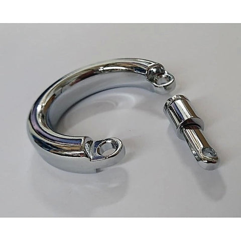 Steel Chastity Device Testical Ring by BDStyle