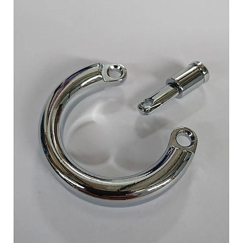 Steel Chastity Device Testical Ring by BDStyle