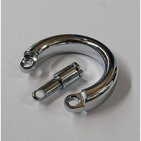 Steel Chastity Device Testical Ring by BDStyle