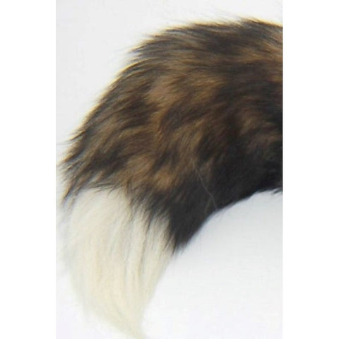 Long Fox Tail Steel Butt Plug Gold by BDStyle