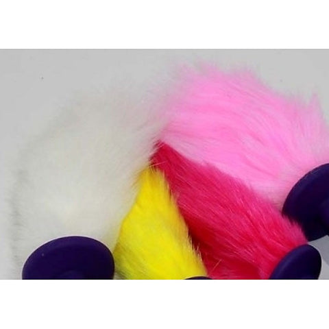 Rabbit Tail Silicone Butt Plug Large by BDStyle