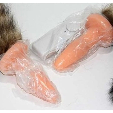 Brown Faux Fox Tail Soft Anal Plug by BDStyle