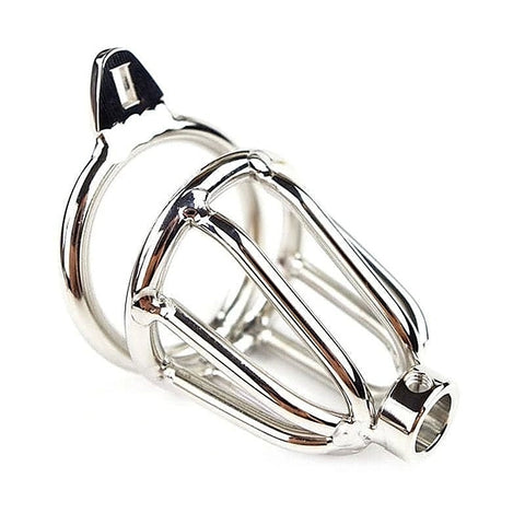 Cock Cage with Catheter Tube by BDStyle