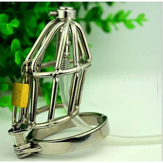 Micturate Cock Cage & Urethral Tube by BDStyle