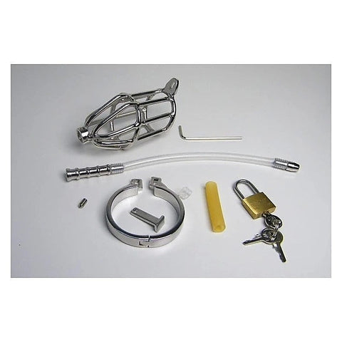 Micturate Cock Cage & Urethral Tube by BDStyle
