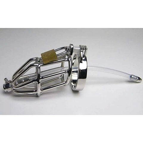 Micturate Cock Cage & Urethral Tube by BDStyle