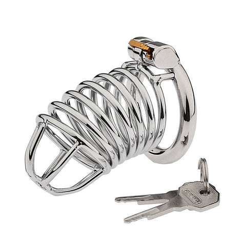 Hoop Cock Cage with Urethral Tube by BDStyle