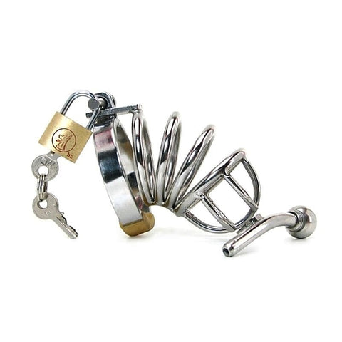 Asylum Chastity Device with Cock Plug by BDStyle