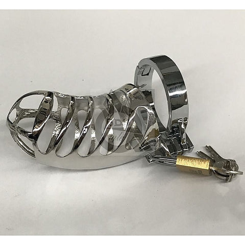 The Protector Ribbed Chastity Device by BDStyle
