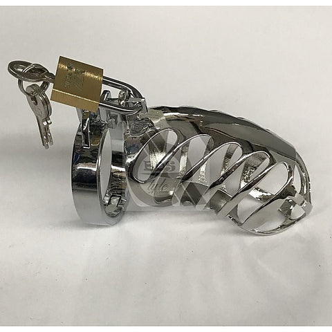 The Protector Ribbed Chastity Device by BDStyle