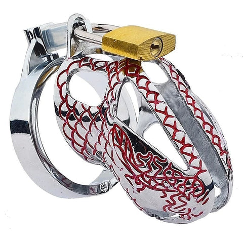 Bird Lock Chastity Cage Silver by BDStyle
