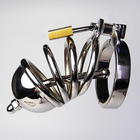 Jailed Penis Cage & Pisser Plug by BDStyle