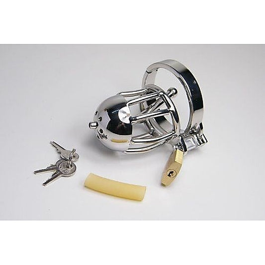 Man Essential Cock Cage with Penis Plug by BDStyle