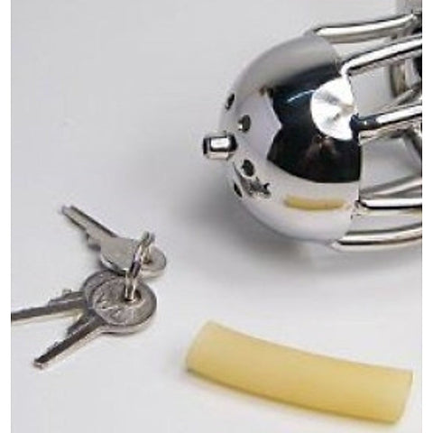 Man Essential Cock Cage with Penis Plug by BDStyle