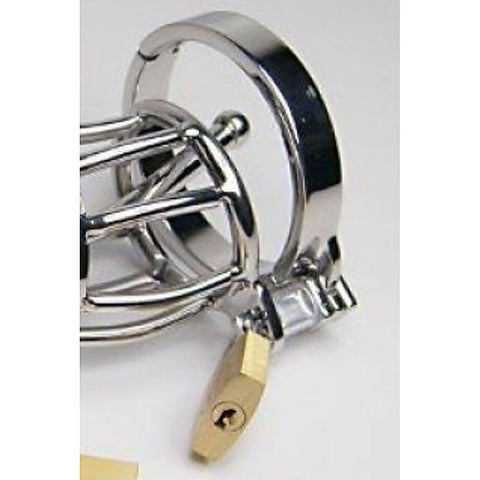 Man Essential Cock Cage with Penis Plug by BDStyle