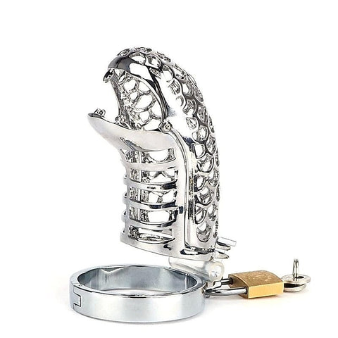 Snake Open Mouth Chastity Device by BDStyle