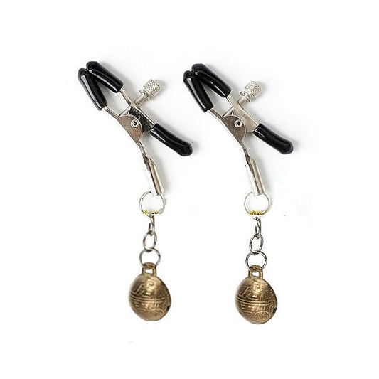 Metal Nipple Clamps with Bells by BDStyle