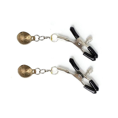 Metal Nipple Clamps with Bells by BDStyle