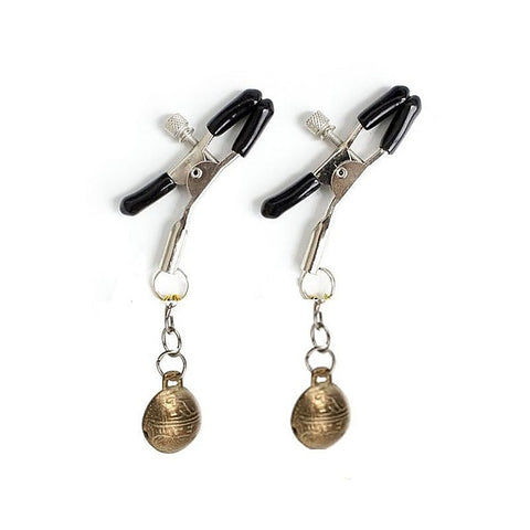 Metal Nipple Clamps with Bells by BDStyle