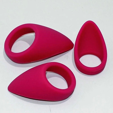 Purple Silicone Tear Drop Cock Ring by BDStyle