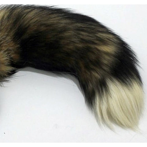 Funky Fox Tail & Metal Anal Plug by BDStyle