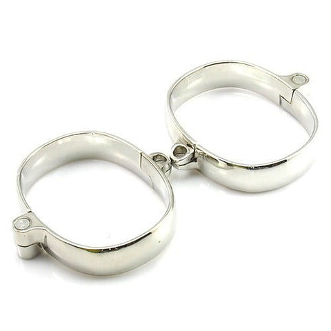Luxury Dungeon Irons Cuffs With Chain by BDStyle