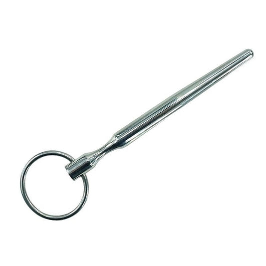 Urethral Stretching Solid Penis Plug With Glans Ring