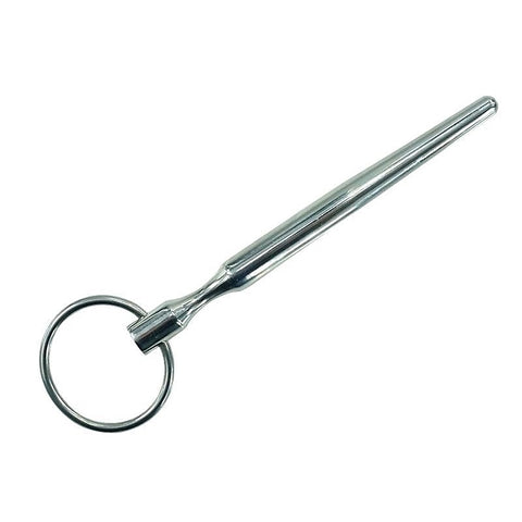 Urethral Stretching Solid Penis Plug With Glans Ring