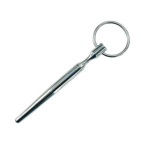 Urethral Stretching Solid Penis Plug With Glans Ring