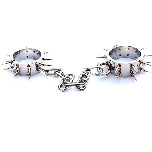Spiked Steel Ankle Cuffs by BDStyle