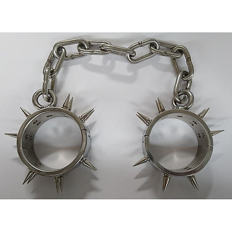 Spiked Steel Ankle Cuffs by BDStyle