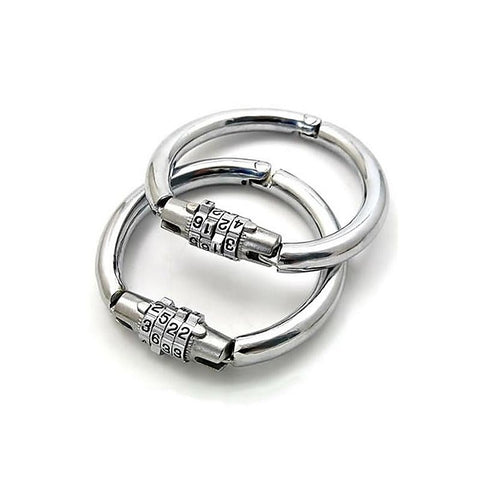 Combination Lock Unisex Wrist and Ankle Cuffs by BDStyle